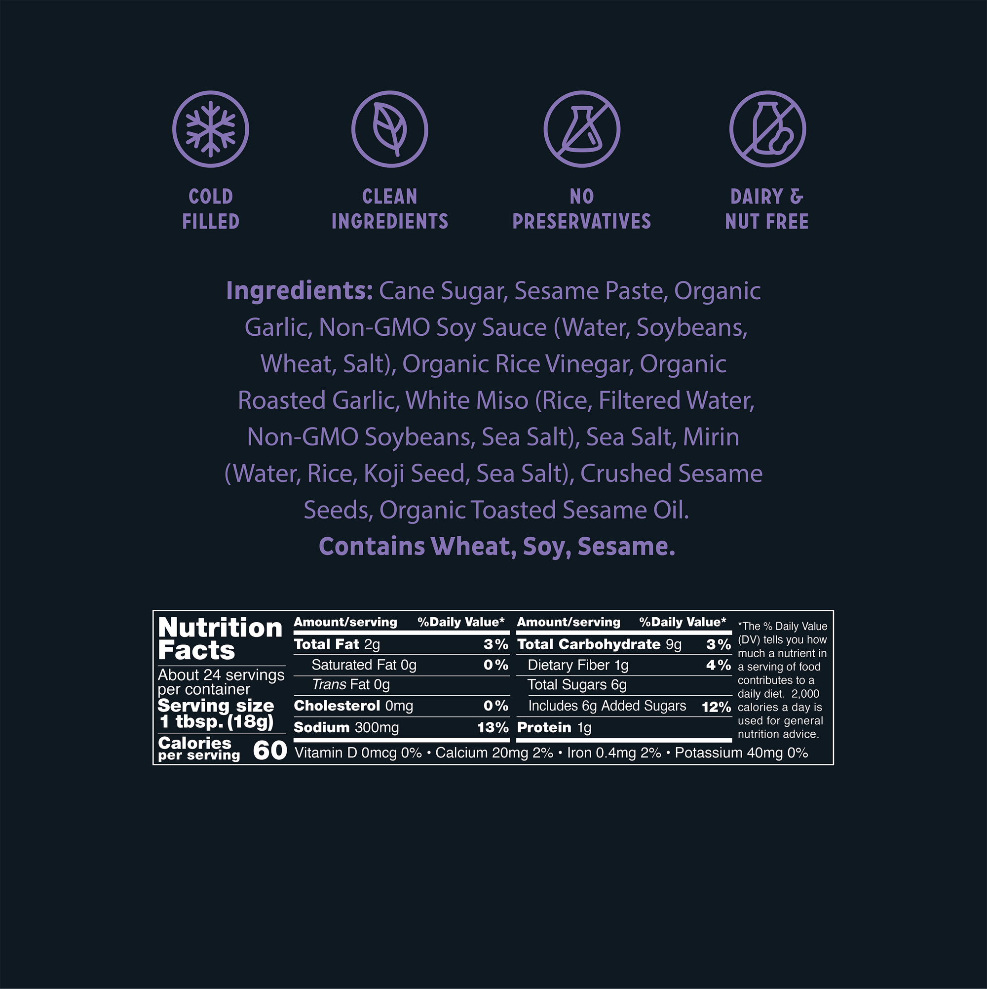 Sesame Garlic M9